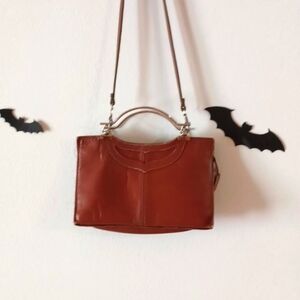 Genuine Leather 100% Vintage Brown HandBag‎ Clutch 36 Drop
